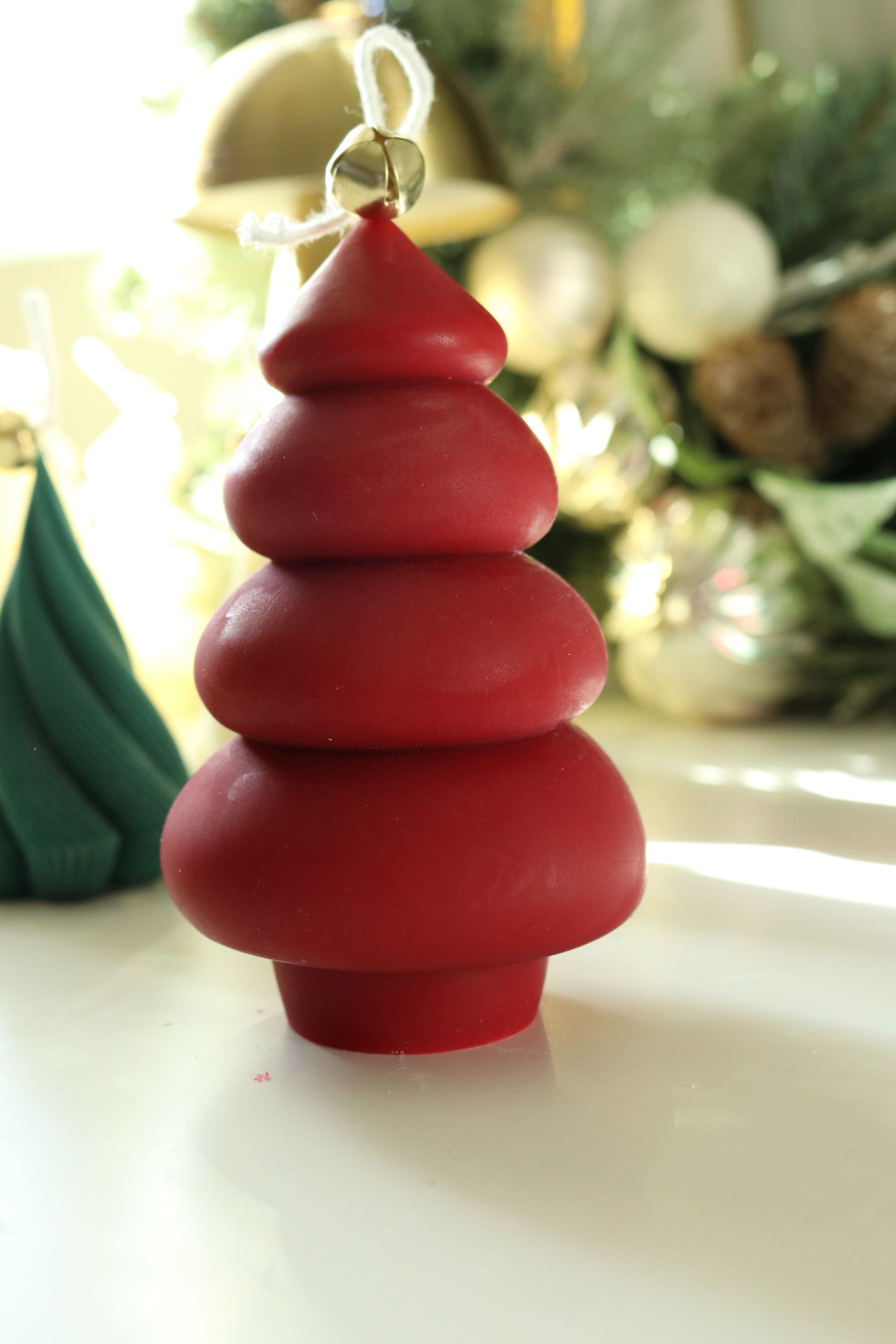 Minimalist Christmas Tree Candle
