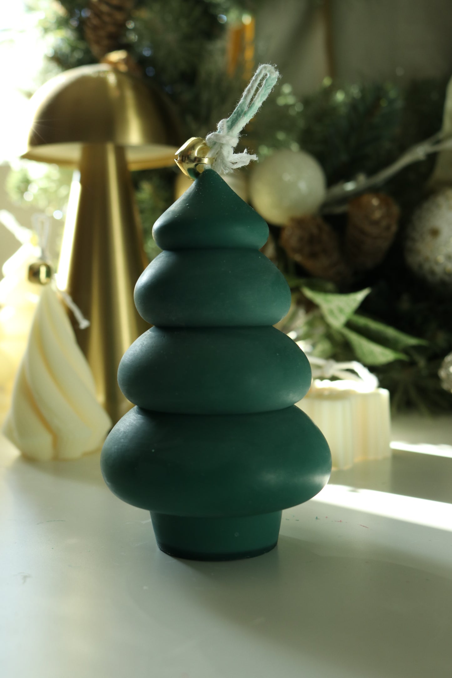 Minimalist Christmas Tree Candle