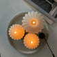 Ribbed Pillar Candle
