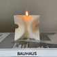 Abstract Cube Candle