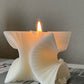 Abstract Cube Candle