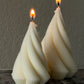 Swirl Christmas Tree Candle Set