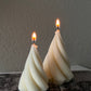 Swirl Christmas Tree Candle Set