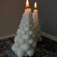 Bubble Christmas Tree Candle