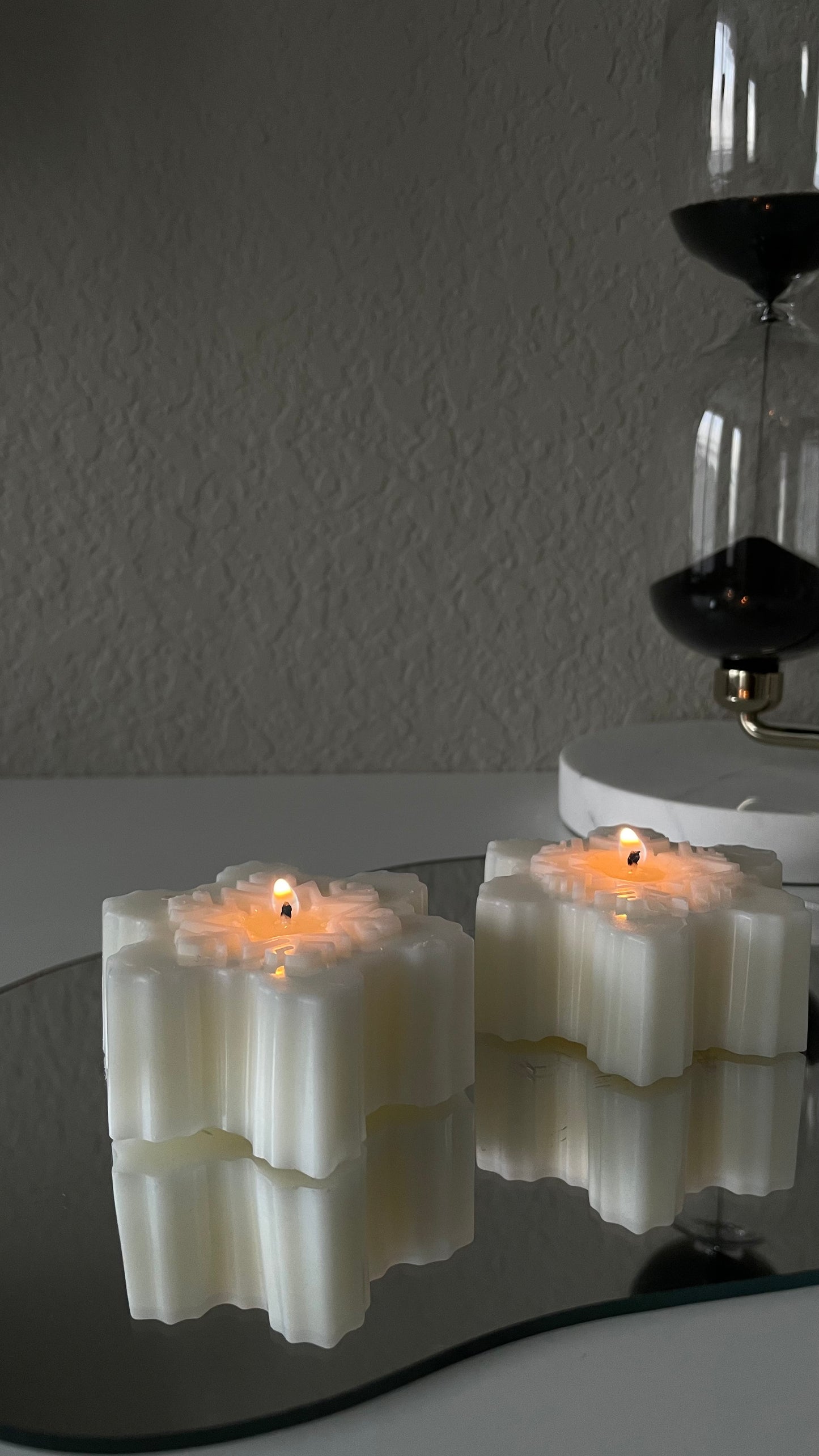 Snowflake Candle