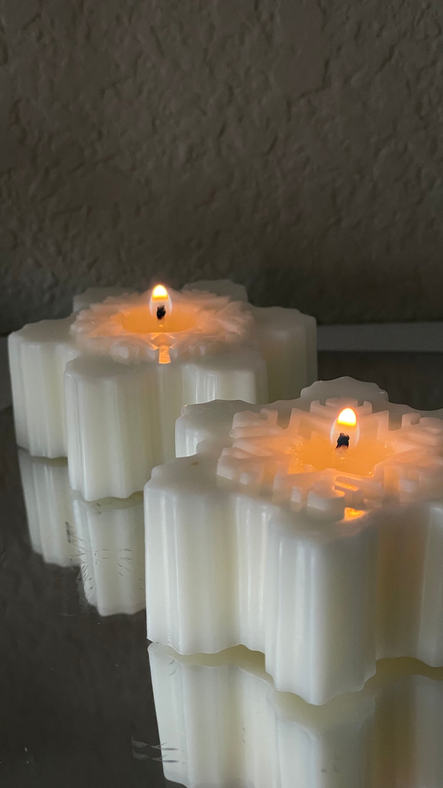 Snowflake Candle