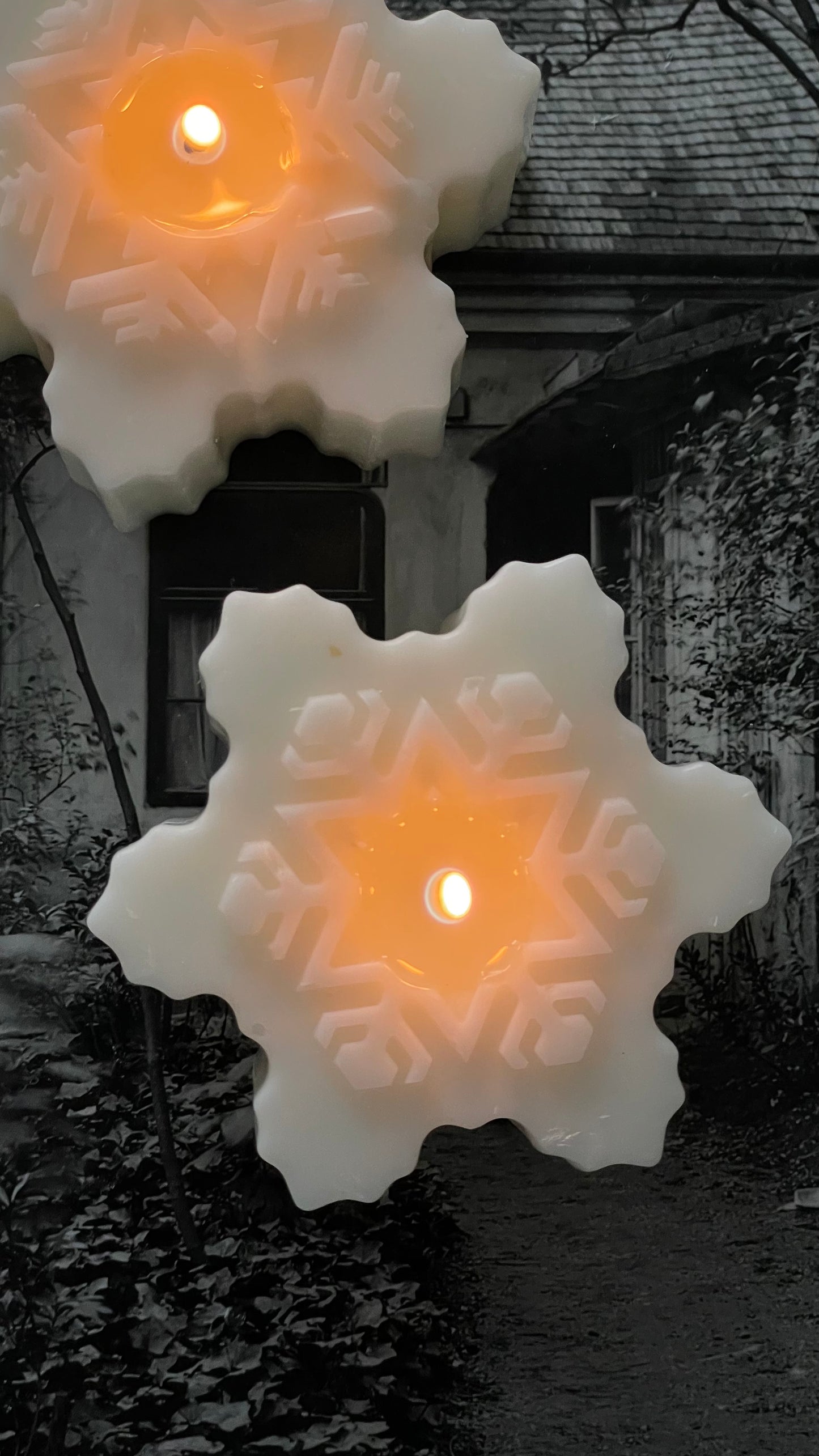 Snowflake Candle